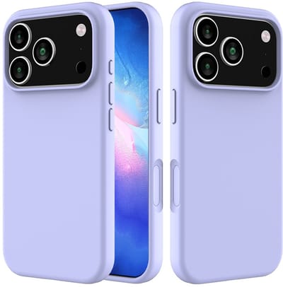 Shockproof Backcover - Liquid Silicone Soft Hoesje - Geschikt voor: iPhone 17 Pro - Lila
