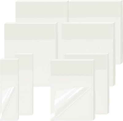 Dailygoods- Zelfklevende Notities 400 Stuks - Transparant - Waterdicht - Hoogwaardig PET-Materiaal - Gemakkelijk te Beschrijven - Duurzaam - Plaknotities