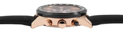 JUST WATCH Herenhorloge Echt leer Thobie, datumweergave