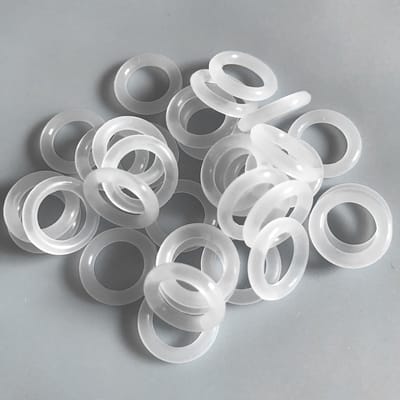 Dailygoods- O-ring 300 stuks - Siliconen Afdichting - Toetsenborddempers - Universele Transparante Ringen - Voor Mechanisch Toetsenbord - Buitendiameter 8 mm