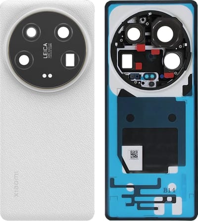 Xiaomi, Batterij cover voor Xiaomi 14 Ultra Original Service Pack, Wit