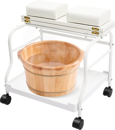 Salon Trolley Met Kussen Pedicure Trolley Opbergwagen Schoonheidsspecialiste Trolley Voor Manicure Gereedschap