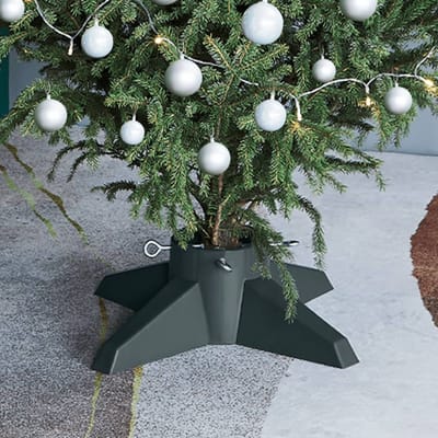 vidaXL - Kerstboomstandaard - 55,5x55,5x15 - cm - groen