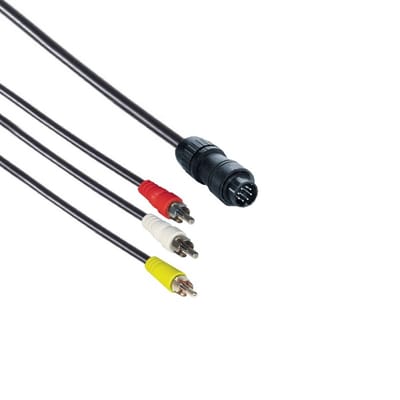 DIN 8pins Movieplug - Composiet 3RCA - 2 meter
