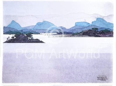 Kunstdruk Ralf Westphal - Sri Lanka 90x70cm