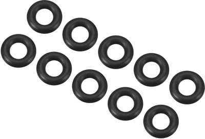 11 mm x 5 mm x 3 mm nitril rubberen afdichtingen x 10 stuks ronde afdichting voor waterkraan loodgieterswerk reparatie afdichting verbinding [zwart]