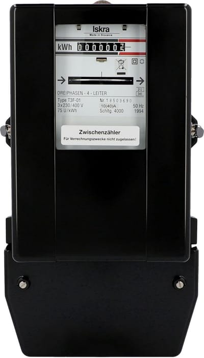 Driefasen Tussenmeter 230/380V 10/40A voor Eigen Verbruik