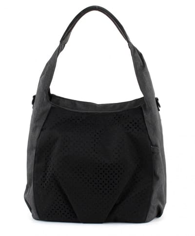 Lässig schoudertas bidonhouder Casual Hobo Bag Black zwart