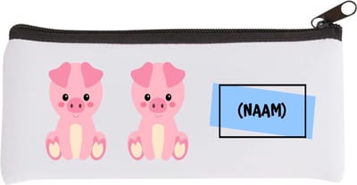 Akyol - varkens met eigen naam Etui - Varken - dieren liefhebbers - leuke cadeau voor iemand die van houdt van biggen - verjaardagscadeau - kado - gift - 20 bij 9 cm