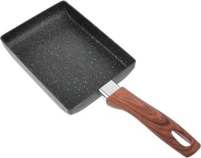 Koekenpan - Omeletpan - Ontbijt Maken - Antiaanbaklaag - 35.5 cm - Zwart