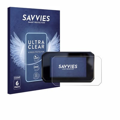 Savvies - Screenprotector voor Honda CBR650R 2025 - Folie Beschermfolie transparant 6 Stuks