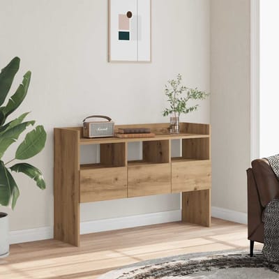 vidaXL - Dressoir - 105x30x70 - cm - bewerkt - hout - artisanaal - eikenkleurig