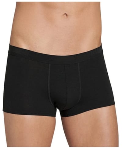 Set van 2x stuks sloggi heren shorty korte boxershort zwart - Confortabel/perfecte pasvorm - Ondergoed, maat: S