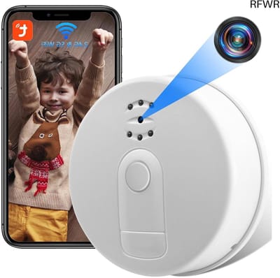 RFWR® Verborgen WiFi-camera met Nachtzicht en Bewegingsdetectie - HD 1080p Spionagecamera voor Thuis
