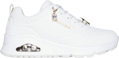 Skechers UNO GEN1 - TRENDY JEWELS Meisjes Sneakers - Wit