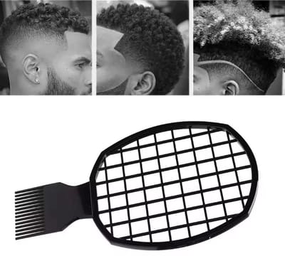 New Age Devi - Creëer Perfecte Afro Kapsels met de Nieuwe Kam voor Mannen - Voor Krullend Haar, Dreadlocks en Twist - Dé Must-Have Kappers Tool!