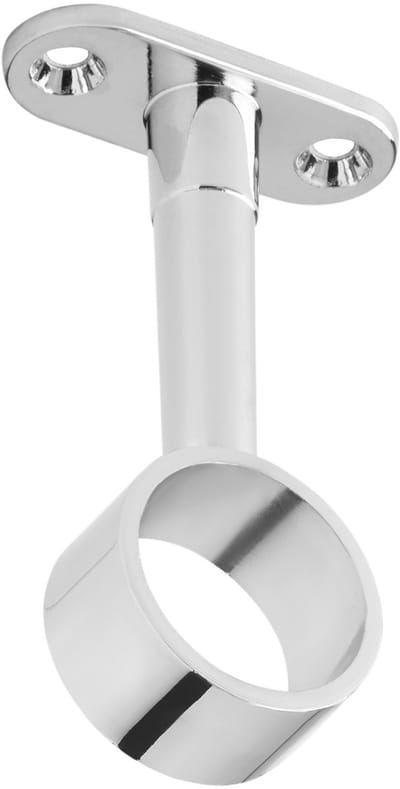 1 Kastrail Centrale houder voor ronde garderobebuizen Ø 25 mm Kledingstanghouder Kastbuissteun Kleerhanger van SOTECH