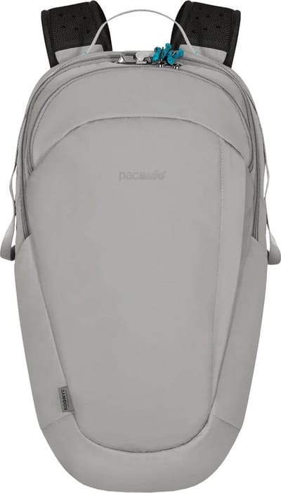 Pacsafe Eco ECONYL® Backpack - 25 L - Rugzak - RFID-blokkerend - Anti-diefstal - Beveiligde Reistas - Geschikt voor 16-inch laptop - Gravity Gray
