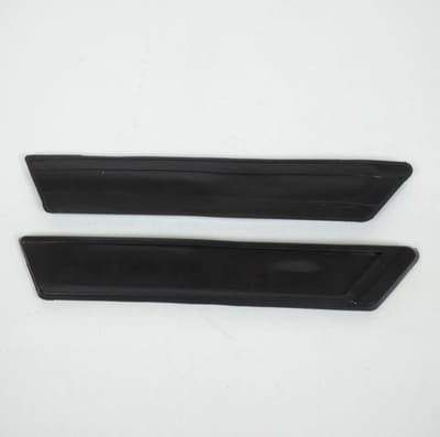 Paire d'élytre de reservoir pour mobylette Peugeot 103 caoutchouc noir Neuf