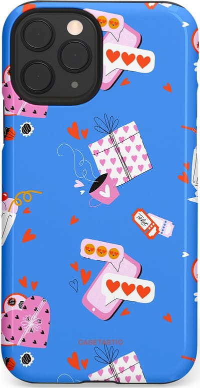 Casetastic Hoesje Geschikt voor Apple iPhone 11 Pro - Stijlvolle Beschermende Duo-layer Case - Romantische Date