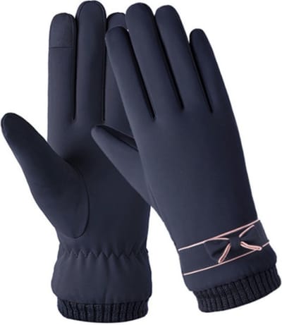 Hidzo Handschoenen - Dames - Blauw - Maat S/M - Touchscreen
