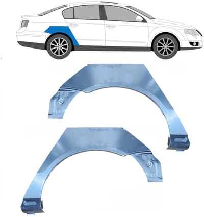 Reparatiepaneel achterspatbord voor Volkswagen Passat B6 2005-2010