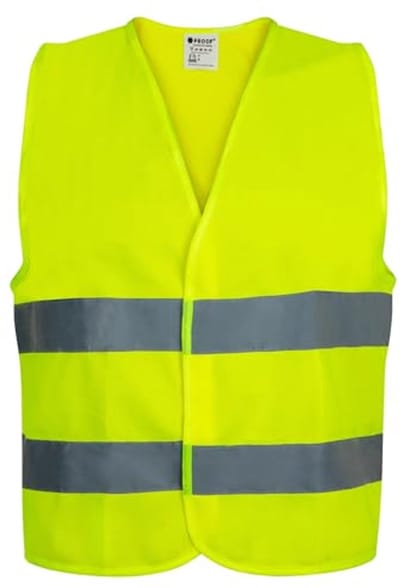Reflecterend Veiligheidshesje Auto - Veiligheidsvest Geel, S - XXXL