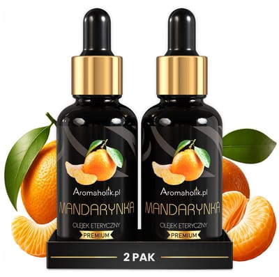 Aromaholik - Mandarijn Etherische Olie - 2x30 ml - Natuurlijke Concentraat - Fris en Verkwikkend