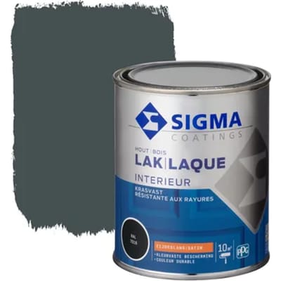 Sigma Houtlak Interieur - Zijdeglans - Antraciet Ral 7016 - 750ml