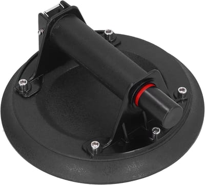 Luchtpomp, vacuüm zuignap, robuust, voor tegels, glas, zuignap, handpomp, voor houtbewerking, glas, keramische tegels, autoschalen, rubber, aluminiumlegering, 20 cm