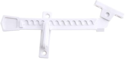 Dailygoods- Ventilatie Restrictor Kindveilig - Raambegrenzer - Veiligheidsslot - Montage Gids - ABS - Wit - 100 mm Opening