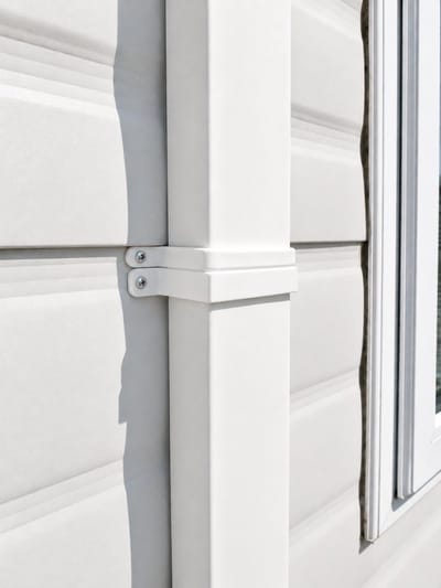 Caravax Regenpijpbeugels 65x46 mm voor stacaravan – Set van 10 – PETG – Wit – UV- en weerbestendig