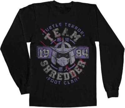 Teenage Mutant Ninja Turtles Longsleeve shirt -S- Team Shredder Zwart
