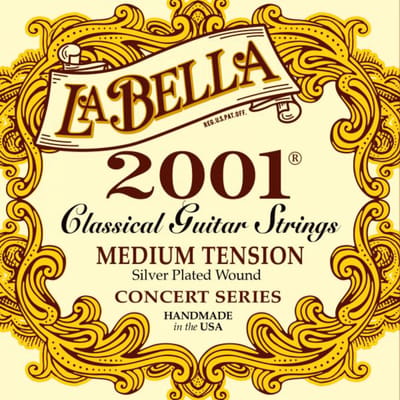 La Bella 2001M Snaren voor Klassieke Gitaar - Medium Spanning