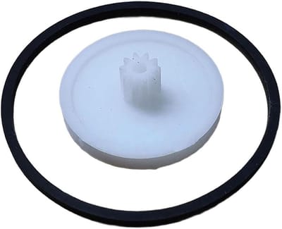 Vervangende Tandriem - Audio Riem - Cassettedeck Reparatie - Hittebestendige Constructie - 95mm Tandwiel - Zwart