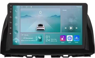 Autoradio met bluetooth - Carplay - Voor Mazda CX5 CX-5 CX 5 (2012-2015) - Geschikt voor Apple en Android - Stereo - Navigatie - Navigatiesysteem auto - 1GB 32GB