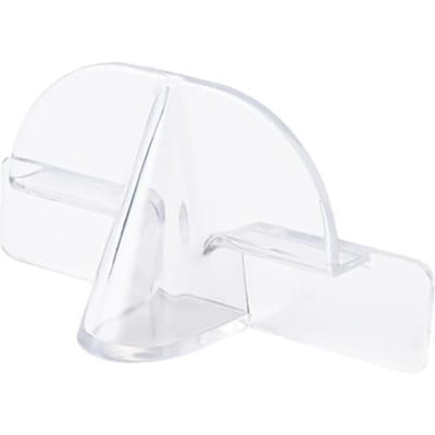 1 pièce Support pour Lunettes Transparent Étagère de Rangement Murale Installation Simple Adhésif Autocollant Cintre de Rangement pour Lunettes de Soleil white