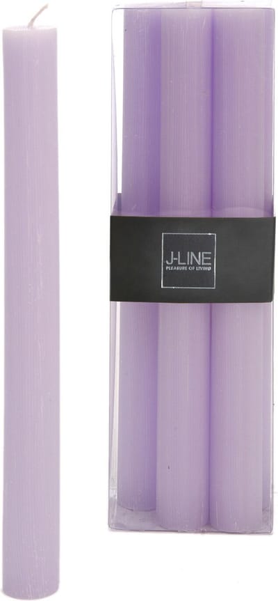 J-Line tafelkaars - lavendel - 9U - doos van 6