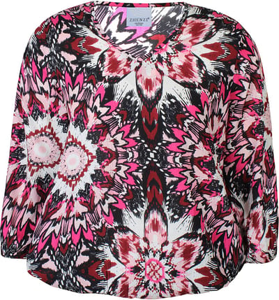 Zhenzi -Anais 1201-Blouse 3/4 Pink Orchid maat XS=40