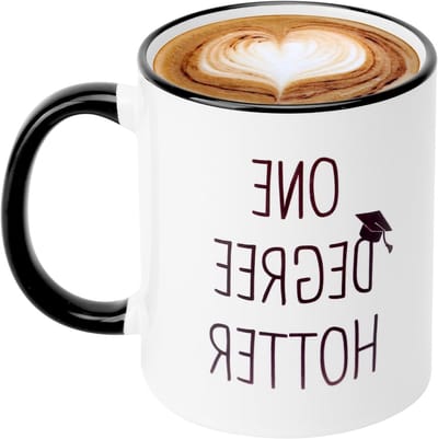 Decoratieve Mok voor Afstuderen - Beker met Afstudeerhoed - Perfect Cadeau voor Geslaagden en Dagelijks Gebruik