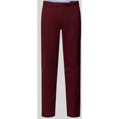 Stoffen broek met achterzakken