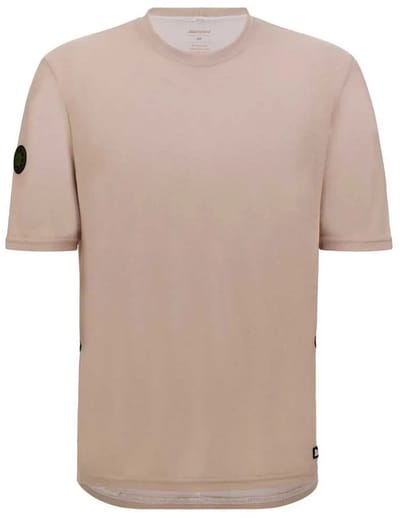 Santini Delta Line Tech T-shirt Met Korte Mouwen Beige XL Man