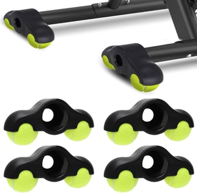 Fietsrocker Voetadapter - Indoor Cycling Accessoires - Verbeterde Trainingservaring - Robuust Kunststof Materiaal - 4 Stuks - Zwart