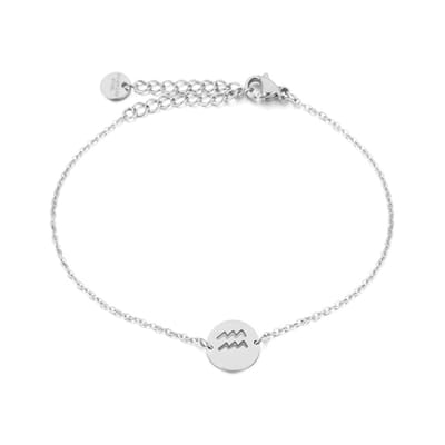 Bijoutheek Armband Aquarius - Waterman Zilver