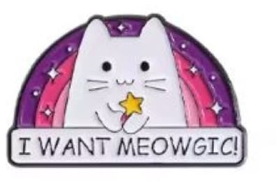 Pin Broche - enamel pin - kledingspeld - Magie kat