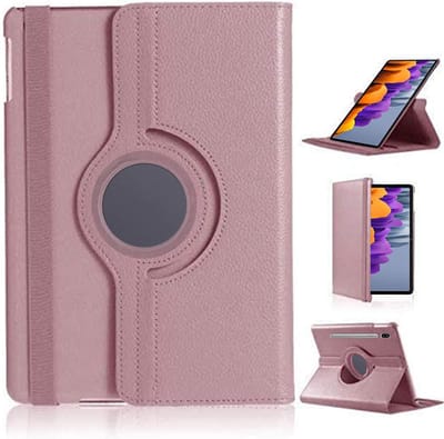Draaibaar Hoesje 360 Rotating Multi stand Case - Geschikt voor: Samsung Galaxy Tab S8 Ultra - 12.4 inch - SM-X900, SM-X906 - Rosegoud