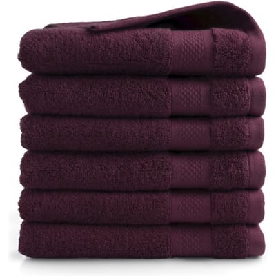 DoubleDry Handdoeken set 70 x 140 cm 6 stuks 100% zacht katoen 500 g/m2 6x