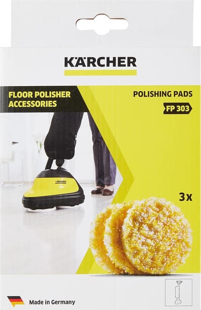 Polijstpads - Boenmachine pads - Vloeren onderhouden - Voor matte oppervlakken - 3 stuks - Wit