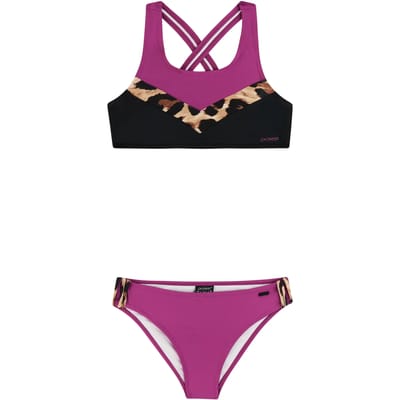 Protest PRTFruity JR - Bikini set Meisjes - Normale pasvorm - Uitneembare vulling - Groen
