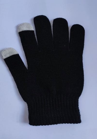 Handschoenen - iglove - touch vingers - zwart - Fimpo